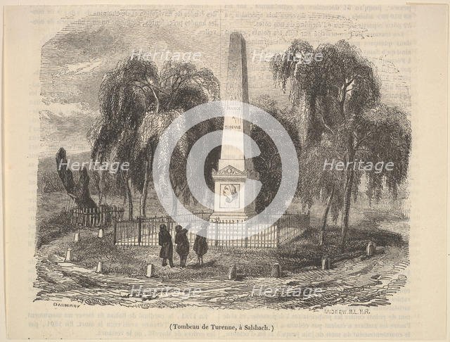 Tombeau de Turenne à Salsbach, 1835-78. Creator: Unknown.