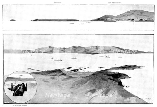 The Chinese Question: Wei-Hai-Wei, the naval fort leased to Great Britain,...Liu-Kung-Tau..., 1898. Creator: Unknown.