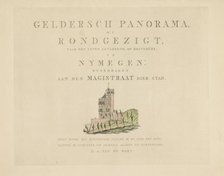 Belvédère in Nijmegen, 1815-1824. Creator: Derk Anthony van de Wart.