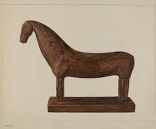 Horse, c. 1937. Creator: Mina Lowry.