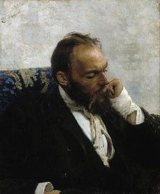 Portrait of Nikolai Murashko (1844-1909), 1882. Creator: Repin, Ilya Yefimovich (1844-1930).