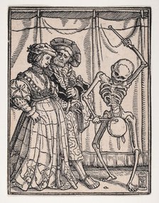 The Noblewoman, from The Dance of Death, ca. 1526, published 1538. Creator: Hans Lützelburger.