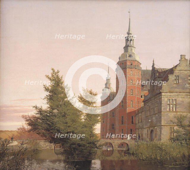 Frederiksborg Castle Seen from the Northwest, 1836. Creator: Købke, Christen Schiellerup (1810-1848).