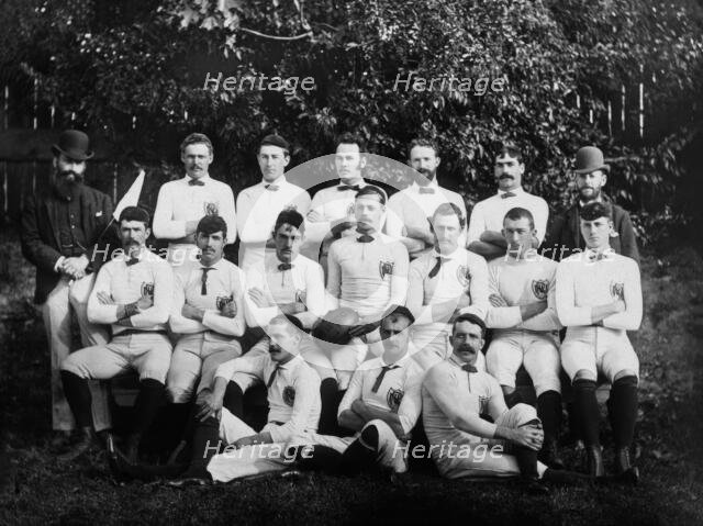 English Rugby Union team, c1900s. Creator: Robert Augustus Henry L'Estrange.