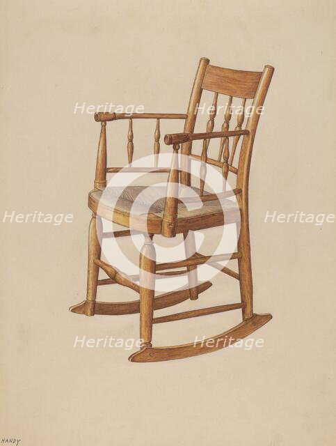 Rocking Chair, 1938. Creator: Dorothy Handy.