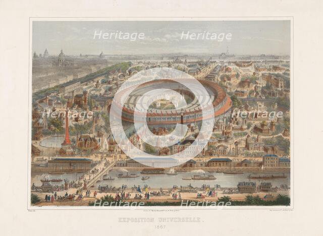 The 1867 Exposition Universelle in Paris (Exposition Universelle de 1867), 1867. Creator: Rivière, Charles (1848-1920).