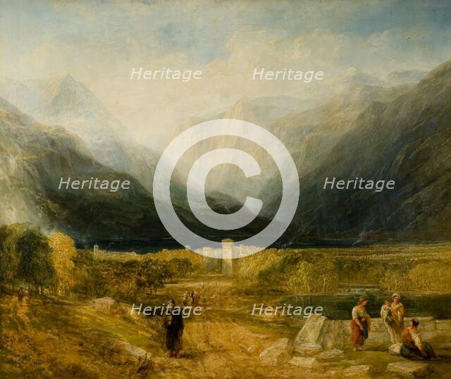 Sarazana, North Italy, 1837-1840. Creator: Frederick Henry Henshaw.