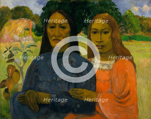 Two Women, 1901 or 1902. Creator: Paul Gauguin.