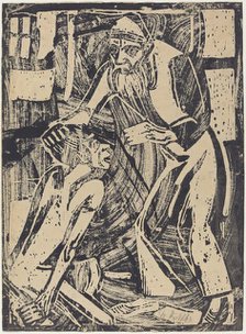 Return of the Prodigal Son, 1916. Creator: Christian Rohlfs.