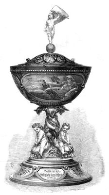 The Queen's Cup, won by Mr. Johnson's Audax at the Royal Western Yacht Club Regatta, 1861. Creator: Unknown.
