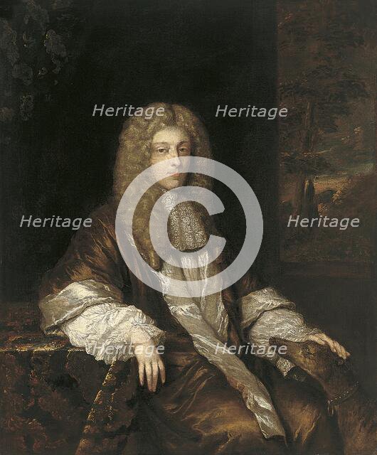 Portrait of a Man, 1676. Creator: Gaspar Netscher.