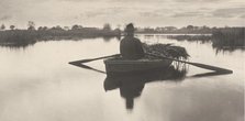 Rowing Home the Schoof-Stuff, 1886. Creator: Dr Peter Henry Emerson.