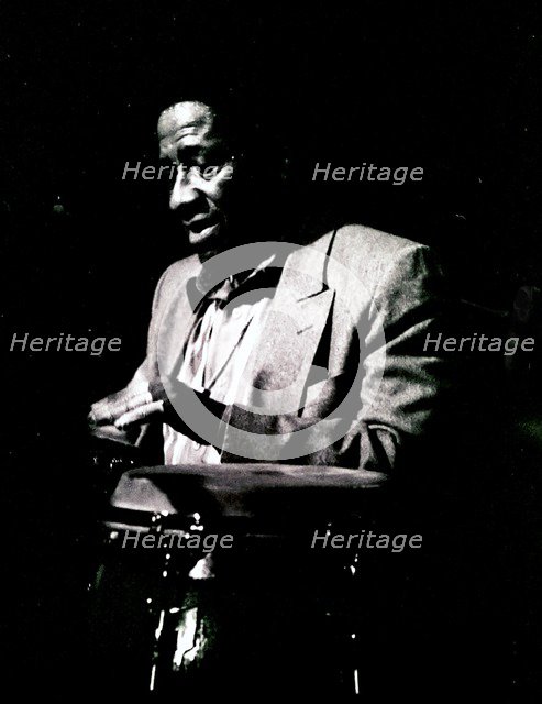 Mongo Santamaria, Ronnie Scott's, London, 1990. Artist: Brian O'Connor