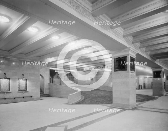 Entrance to suburban concourse, Grand Central Terminal, N.Y. Central Lines, New York, c1910-1920. Creator: Unknown.
