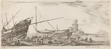 Harbor View, 1644. Creator: Stefano della Bella.