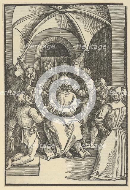 The Mocking of Christ, from Speculum passionis domini nostri Ihesu Christi, 1507. Creator: Hans Schäufelein the Elder.