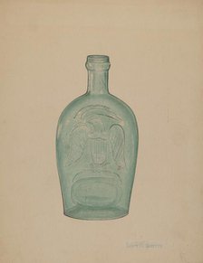 Glass Bottle, c. 1939. Creator: LeRoy Griffith.