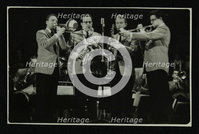 The Stan Kenton Orchestra in concert, 1956. Artist: Denis Williams