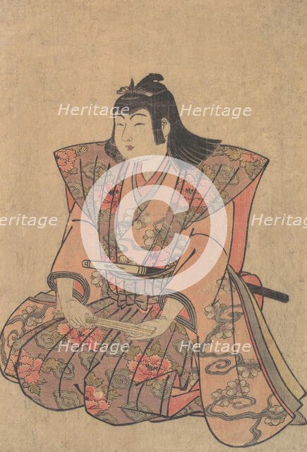 A Boy Singer, late 18th-early 19th century. Creator: Kitao Shigemasa.