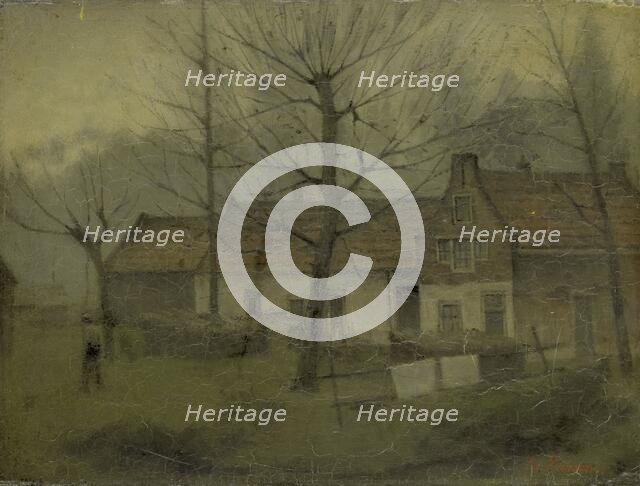 Houses in a Village, 1885-1907. Creator: Johann Eduard Karsen.
