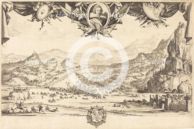 The Combat of Avigliana, in or after 1631. Creator: Jacques Callot.