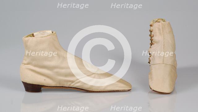 Boots, American, 1860-75. Creator: Unknown.