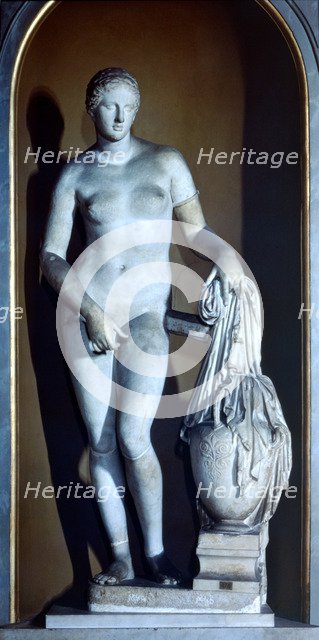 Aphrodite, marble sculpture.