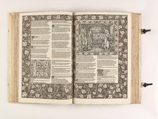 The Kelmscott Chaucer - The Works of Geoffrey Chaucer Now Newly Imprinted, 1896. Creator: Sir Edward Coley Burne-Jones.