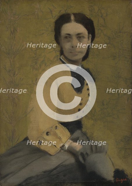 Princess Pauline de Metternich, 1865. Artist: Degas, Edgar (1834-1917)