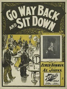 'Go way back and sit down', 1901. Creator: Unknown.