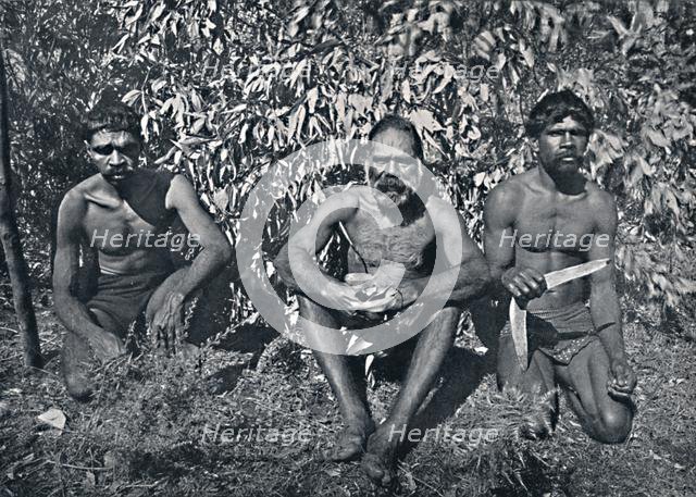 'New South Wales Aborigines - King Billy and his A.D.C.'s, c1900. Creator: Unknown.