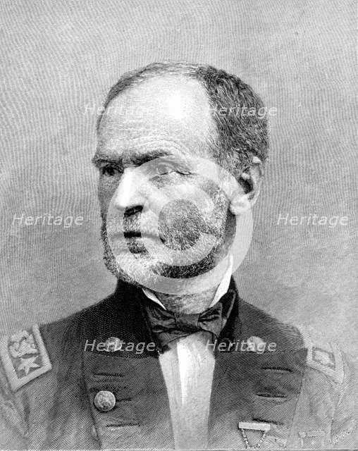 William Tecumseh Sherman, American soldier. Artist: Unknown