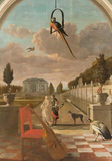 Park with Country House, 1670-1719. Creator: Jan Weenix.