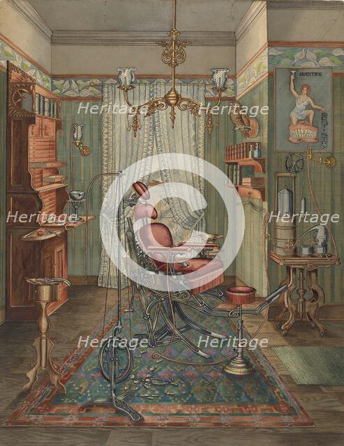 Dentist's Operating Room, 1935/1942. Creator: Perkins Harnly.