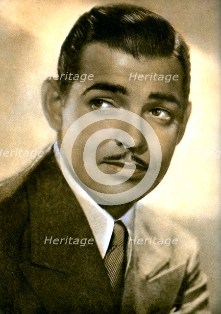 Clark Gable, American actor, 1934-1935. Artist: Unknown