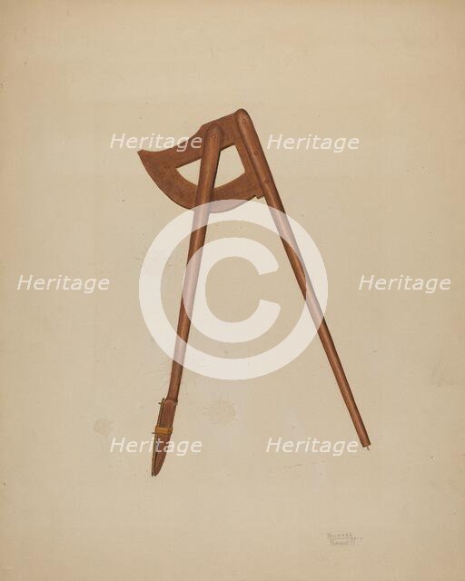 Shaker Compass, c. 1938. Creator: Richard Barnett.