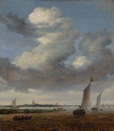 View of Beverwijk from the Wijkermeer. Creator: Salomon Ruysdael.