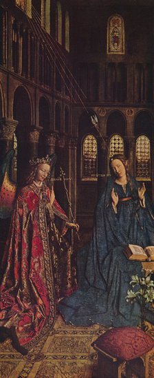 'The Annunciation', 1434-1436. Artist: Jan van Eyck.