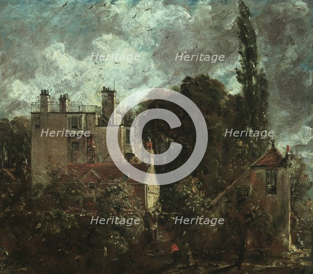 The Grove, or the Admiral's House in Hampstead, 1821-1822. Artist: Constable, John (1776-1837)