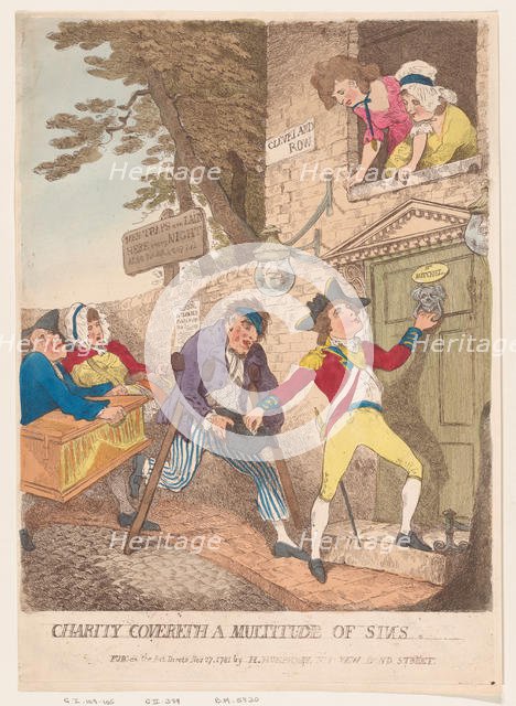 Charity Covereth a Multitude of Sins, November 27, 1781., November 27, 1781. Creator: Thomas Rowlandson.