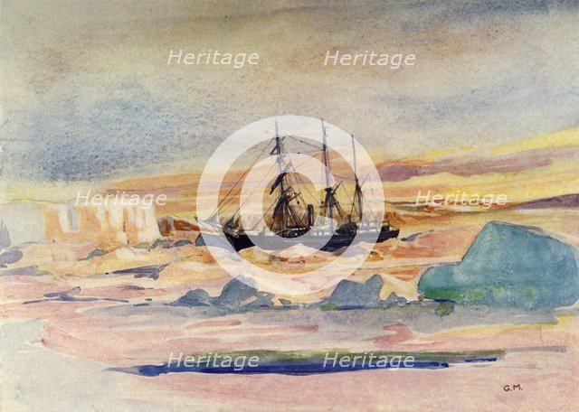 'The Nimrod Returns', c1908, (1909).  Artist: George Marston.