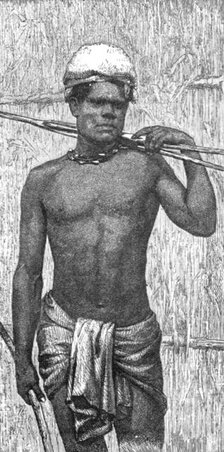 'Fisherman of Kanala; Some Account of New Caledonia', 1875. Creator: Unknown.