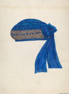 Hat, c. 1937. Creator: Ann Gene Buckley.