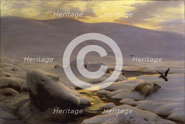 The Weary Waste Of Snow, Forest Of Birse, c1898. Creator: Joseph Farquharson.