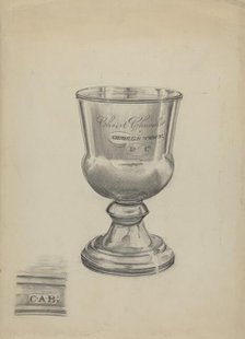 Silver Communion Cup, 1935/1942. Creator: Ella Josephine Sterling.