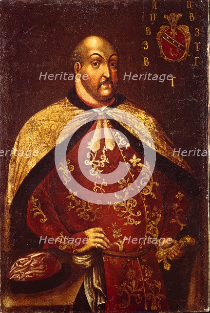 The Zaporozhian Cossacks Ataman Vasily Grigoryevich Gamaleya, ca 1760. Artist: Anonymous, 18th century  