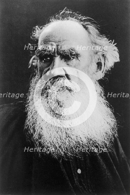 The author Leo Tolstoy, c1900. Creator: Anonymous.