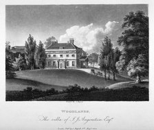 View of Woodlands House, Blackheath, Greenwich, London, 1804. Artist: Anon