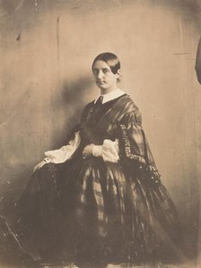 Portrait of a Woman, c. 1850. Creator: Frank Chauvassaigne.