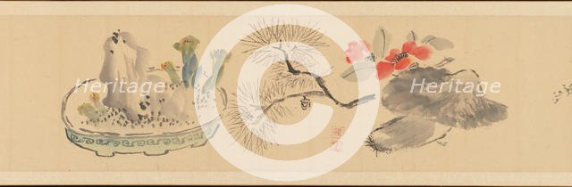 Letter Enclosing Flowers, 1831. Creator: Okada Hanko.